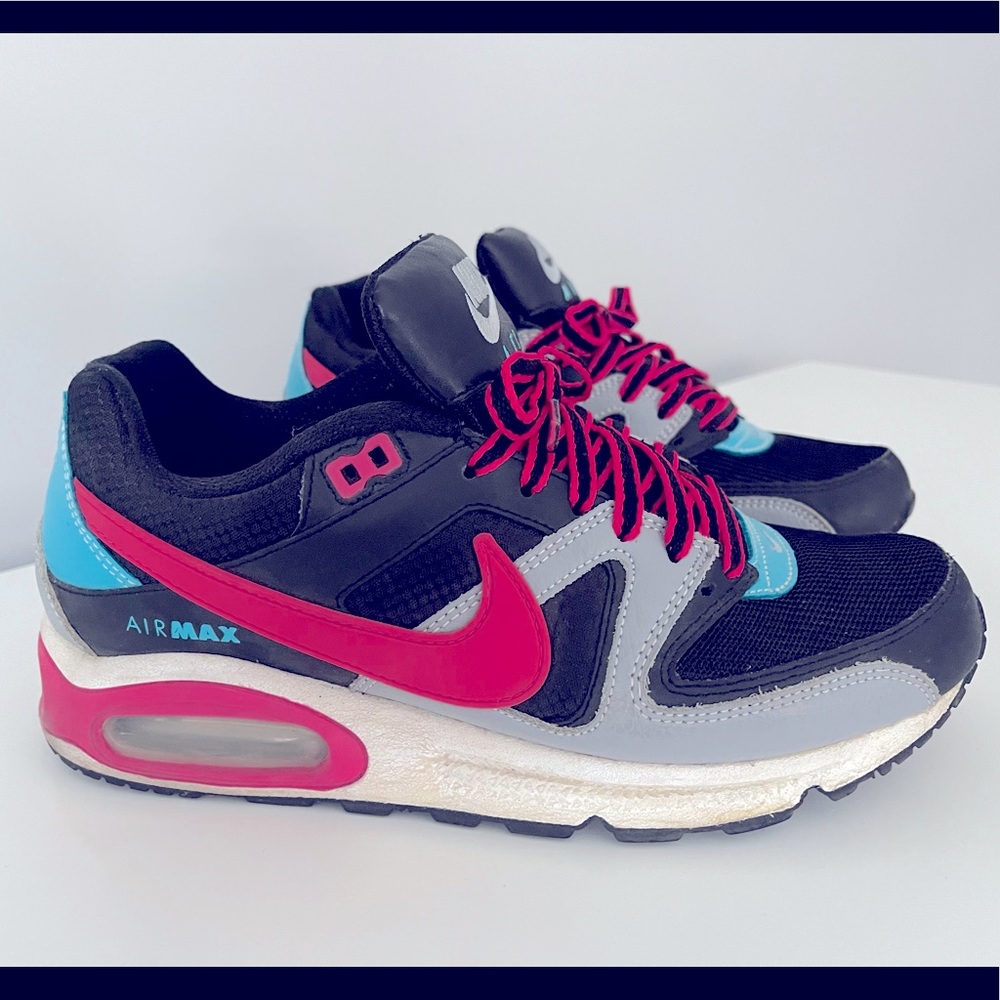 Nike Air Max Womens Size 10 Black/Fuschia/Teal/Grey